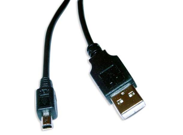 DCI USB 2.0, A-mini B, 4 pin, 2m For blant annet kamera, 4 pin B plugg